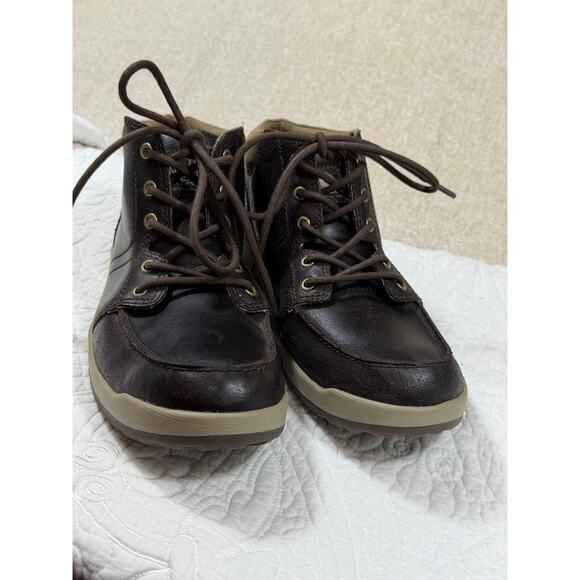 The North Face Men 9 Brown Ballard BO Distressed Leather Boots Lace Up Outdoor